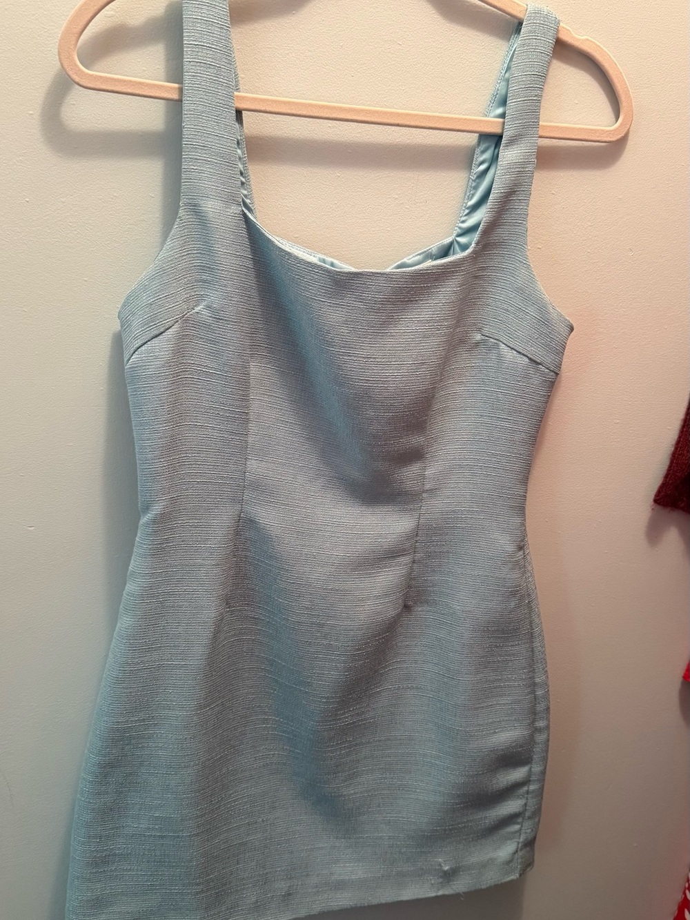 Storia Light Blue Sleeveless Sheath Dress